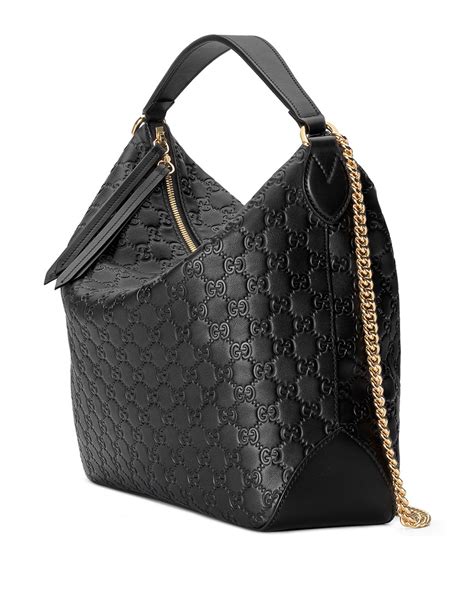 gucci large hobo bag|Gucci guccissima hobo bag.